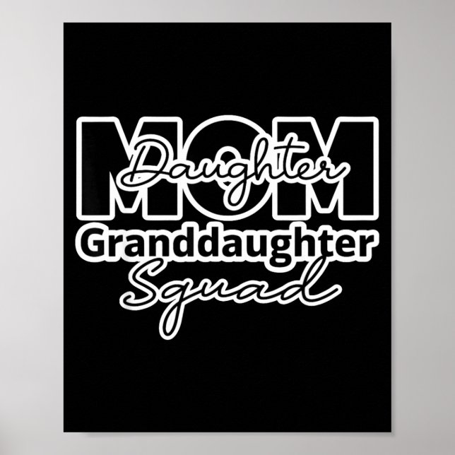 Mamma dotter sondotter trupp matchande mors poster (Framsidan)