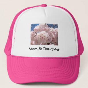 Mamma & Dotter Sporthatt Rosa Blommor Keps
