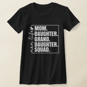 Mamma dotterdotter Squad Mors dag T Shirt