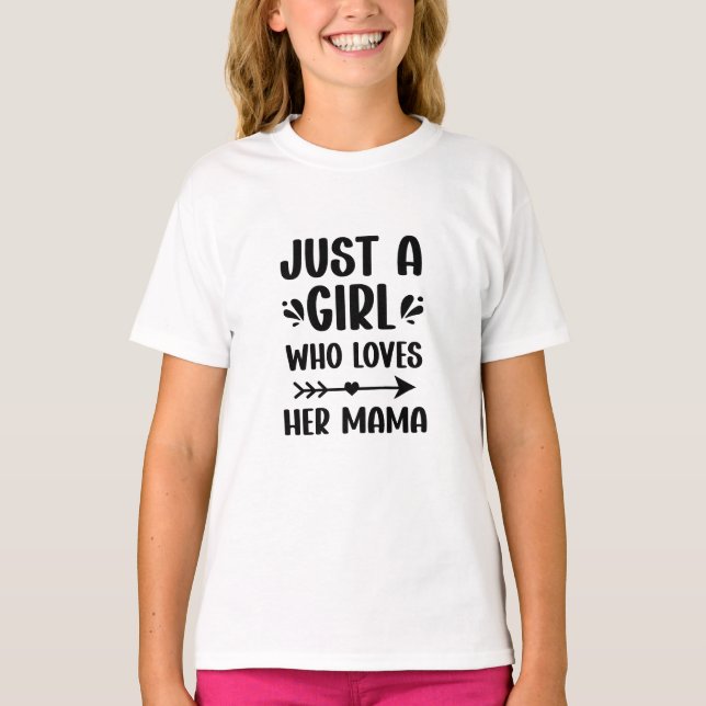 Mamma-dottermatchningsutrustning Mors dag Gift T Shirt (Framsida)