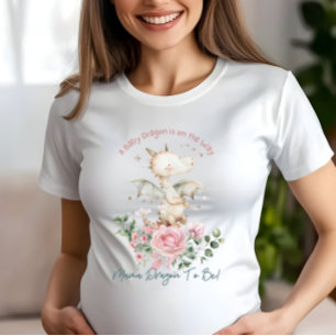 Mamma Dragon to be Baby Shower T Shirt