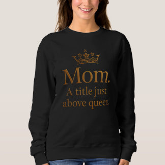 Mamma drottning krona design t shirt