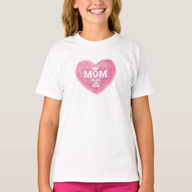 Mamma drottningen Mors dag | Shirt T Shirt (Framsida)