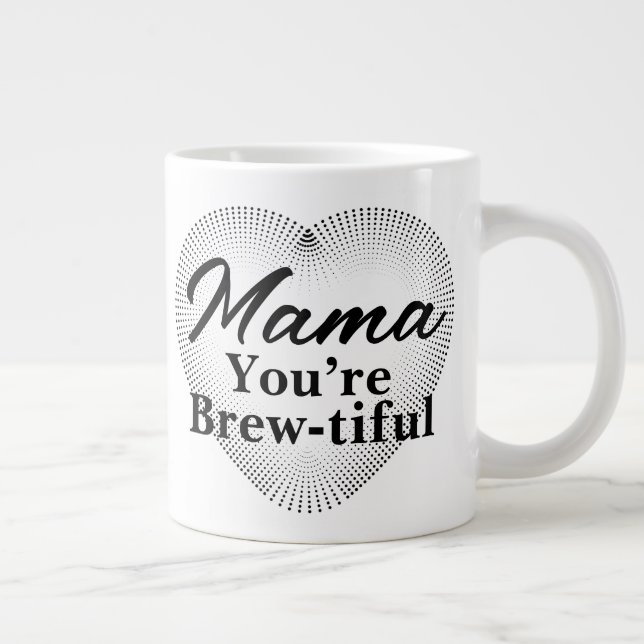 Mamma, du är äcklig jumbo mugg (Höger)