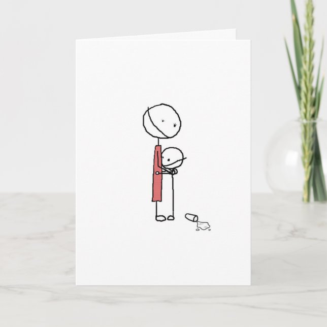 Mamma, du är bäst helgkort (Framsida)