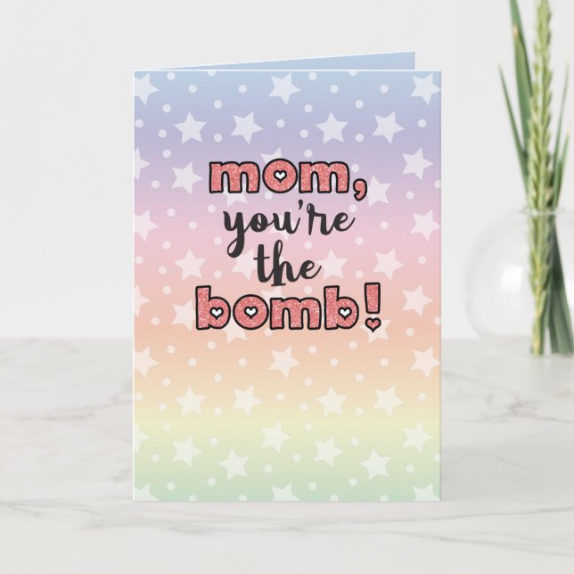 mamma, du är bäst kort (Framsida)