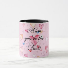 Mamma Du är den bästa mors dag Mugg