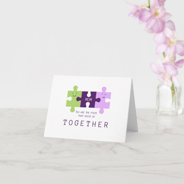 Mamma, du är den bit som håller oss samman kort (Orkide)