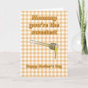 Mamma du är den sötaste mors dag kort