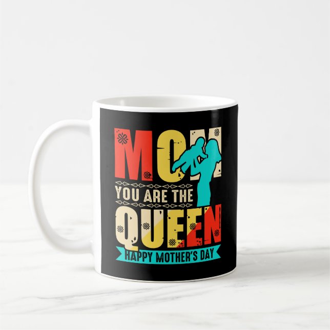 Mamma Du Är Drottningen-67761 Kaffemugg (Vänster)