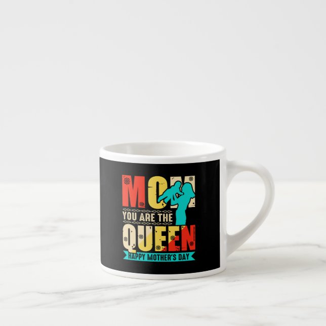 Mamma du är drottningen espressomugg (Höger)