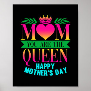 Mamma du är drottningen Mors dag Poster