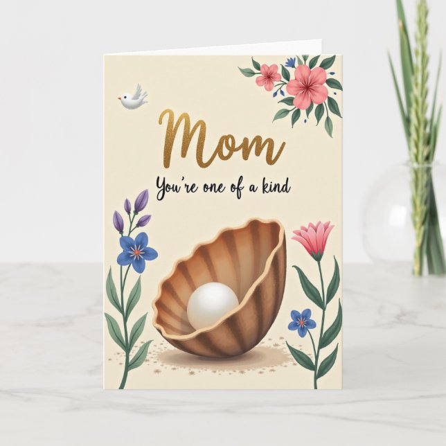 Mamma Du Är En Av En Sorts Kort (Framsida)