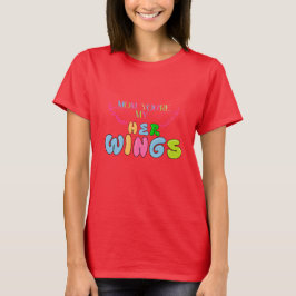 "Mamma, du är hennes Vingar" Kvinnors T-Shirt - He
