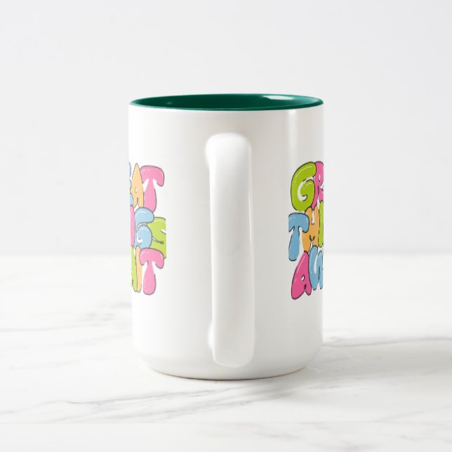 "Mamma, du är hennes Vingar" två Ton Mugg - vacker (Handtag)