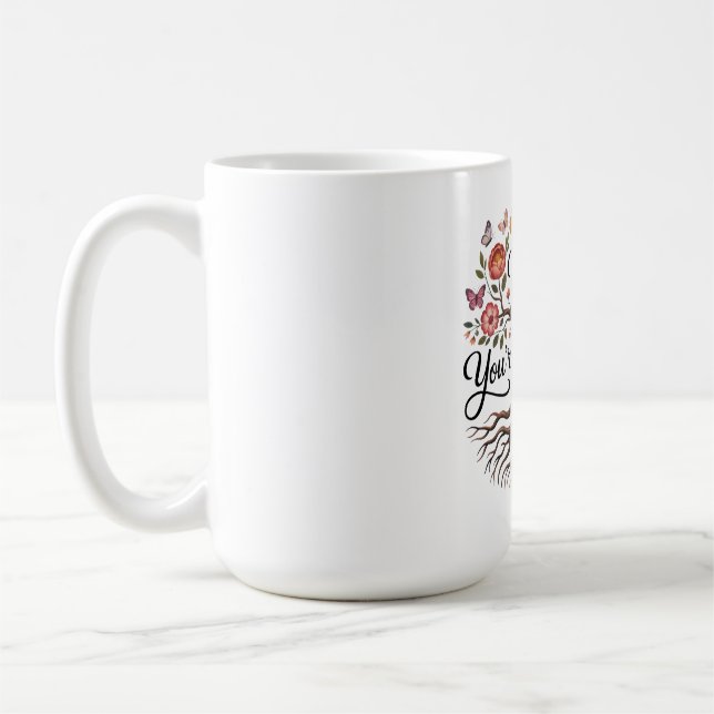 Mamma, du är min anledning kaffemugg (Vänster)