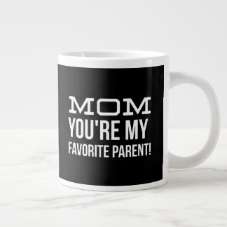 Mamma du är min favorit jumbo mugg
