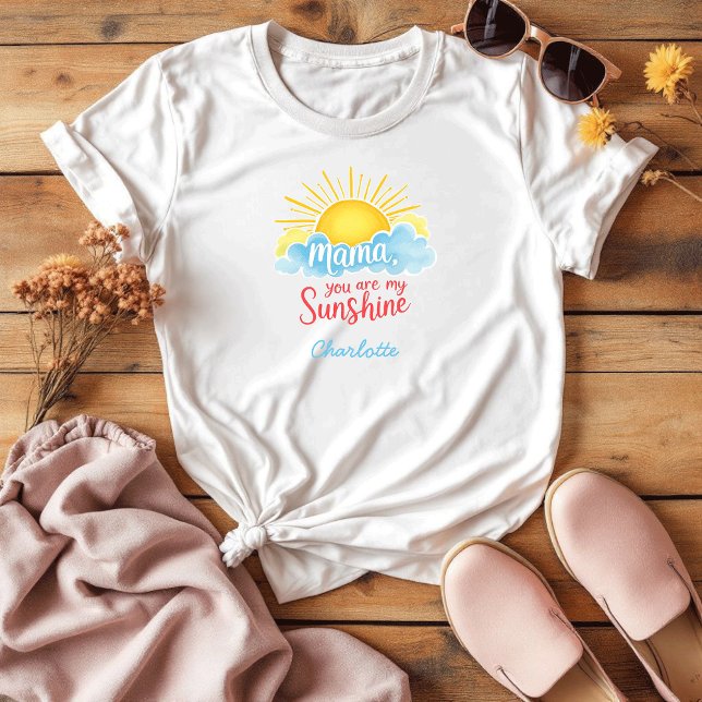 Mamma du är min solsken | Mamma-avskrivning T Shirt (Skapare uppladdad)