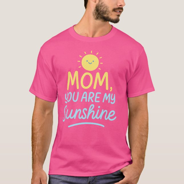 Mamma, du är min solskin - Cute Mors dag Handl T Shirt (Framsida)