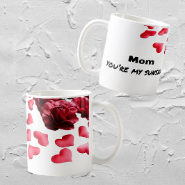 "Mamma du är min solskin"Cute Mugg Gift för Mamma