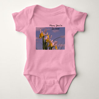 Mamma Du är så söt! Babykläder Iris Blommor Tröja