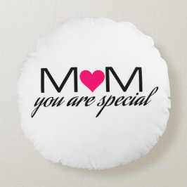 Mamma du är speciell Cushion Rund Kudde
