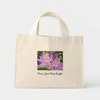 Mamma du hade rätt tote bags Lavendelblommor Mini Tygkasse