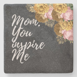 Mamma du inspirerar mig Stone Underlägg