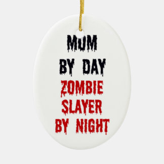 Mamma efter Dag Zombie Sayer efter natt Julgransprydnad Keramik