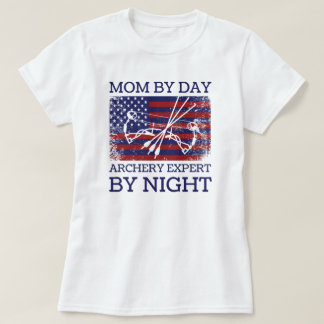 Mamma efter dagarsarkitekt per natt | Archery Mamm T Shirt
