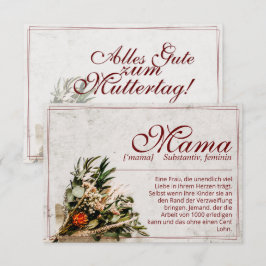 Mamma - einfach unersetzlich - Bouquet