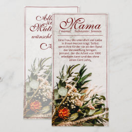 Mamma - einfach unersetzlich - Bouquet
