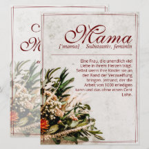 Mamma - einfach unersetzlich - Bouquet
