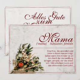 Mamma - einfach unersetzlich - Bouquet