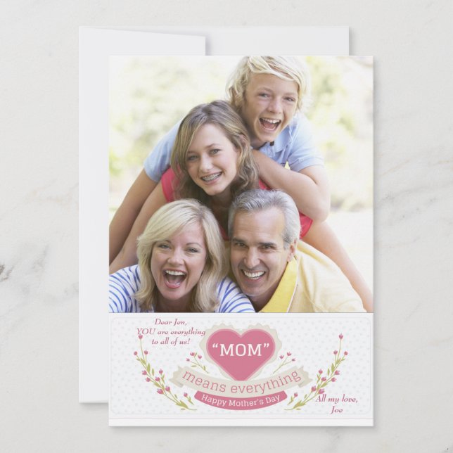 Mamma Elak All Photo Card (Framsida)