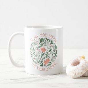 Mamma Elak världen till mig Mors dag Mugg