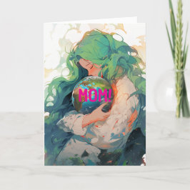 MAMMA ELAK VÄRLDSKORTET MORS DAG TACK KORT