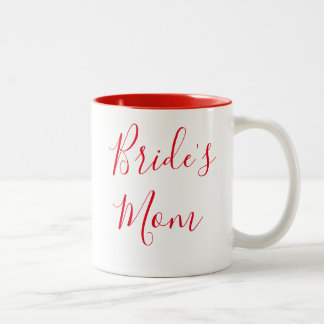 Mamma Elegant  Calligraphy Bröllop Två-Tonad Mugg