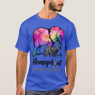 Mamma Elephant Mamaphant Brain Tumor Awareness T Shirt