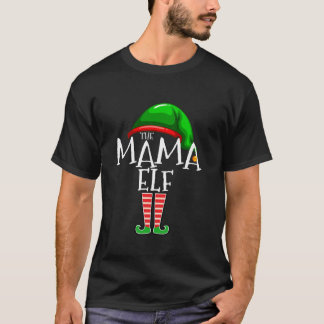 Mamma Elf Family Matching Group julklapp Gran T Shirt