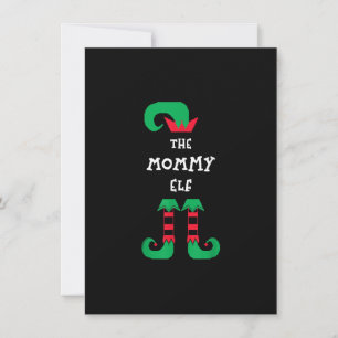 Mamma Elf-julen Mamma Julafton Mamma Momma Funny Inbjudningar