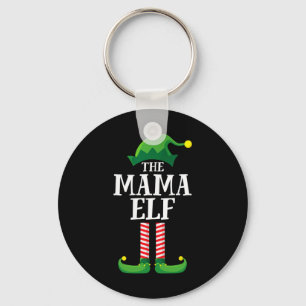 Mamma Elf Matching Family Group jul Party Morsa Nyckelring