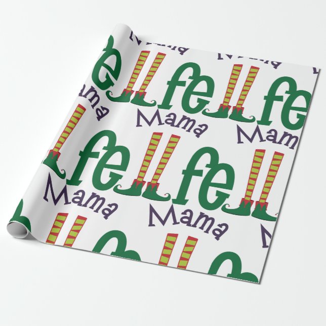 Mamma Elf Presentpapper (Utrullad)