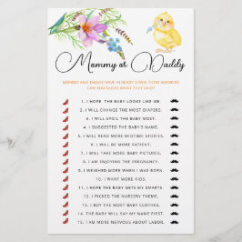 Mamma eller babyduschspel