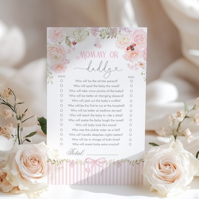 Mamma eller Pappa Love Bug Baby Shower-spel (Skapare uppladdad)