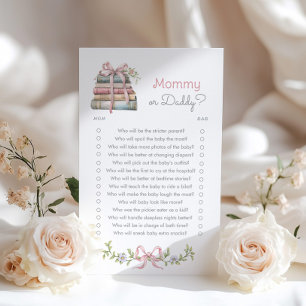 Mamma eller pappa Rosa Bow wildblommStorybook-spel