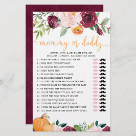 Mamma- eller pappas blommigt-pumpor