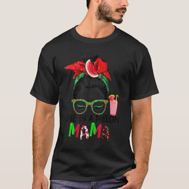 Mamma en i Melon Mamma Watermelon T Shirt (Framsida)