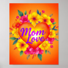 Mamma energitäckning Kärlek Poster