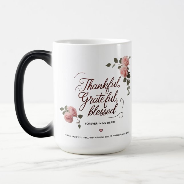 Mamma - Enkel Elegant | Magic Mugg 15oz (Vänster)